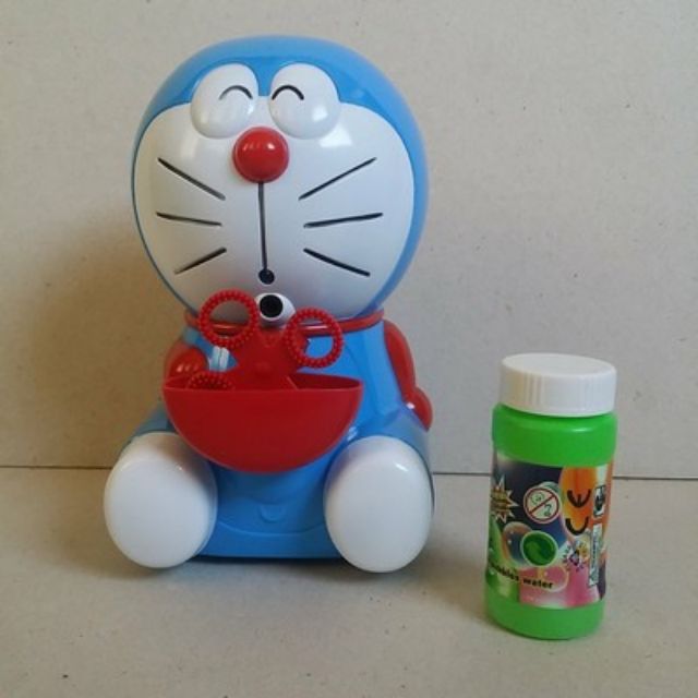 ปืนเป่าฟองสบู่-แบบ-ใสถ่าน-มีเสียง-ลาย-โดราเอม่อน-doraemon