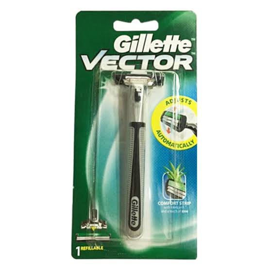 ภาพหน้าปกสินค้าps456shop : ใบมีดโกน Gillette ยิลเลตต์ รุุ่น Vector (แพ็ค 4 ชิ้น) จากร้าน ps456shop บน Shopee