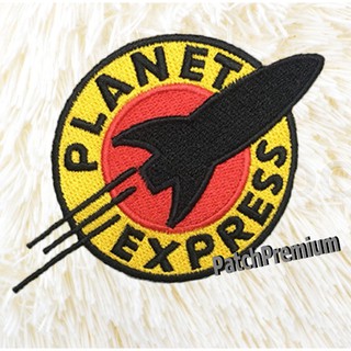 จรวด Planet Express - ตัวรีด (Size M) ตัวรีดติดเสื้อ