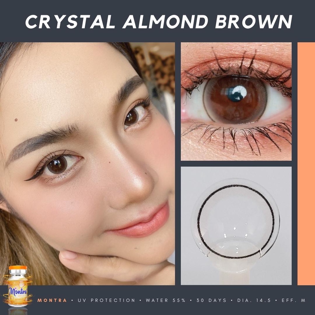 คอนแทคเลนส์-crystal-almond-brown-brown-gray-montra-ขนาดกลาง-ตาเงาฉ่ำวาว