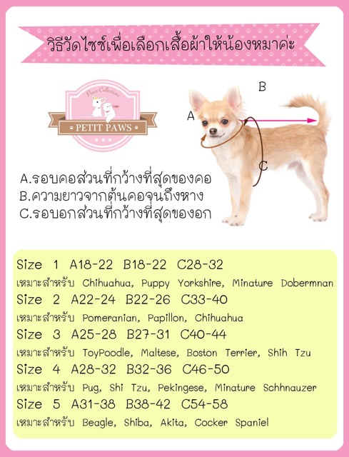 เสื้อสำหรับสัตว์เลี้ยง-รุ่น-sweet-lady-สินค้าพร้อมส่ง-จำนวนจำกัด-ราคาพิเศษ