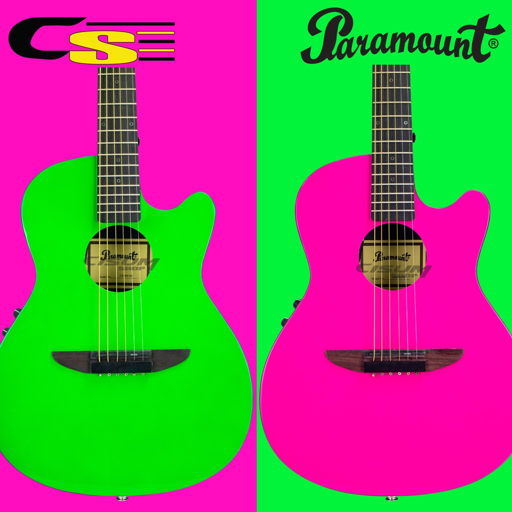 paramount-กีตาร์หลังเต่าเล็ก-36-รุ่น-c936e-c936ebk-c936ewh-c936egr-c936epk-paramount-mini-round-bowl-guitar-c936e