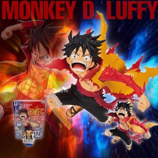 🇯🇵 ล็อตญี่ปุ่น มือ1 แมวทอง😾ของแท้💯BWFC Banpresto World Figure Colosseum One Piece Monkey D. Luffy 2017 วันพีช ลูฟี่