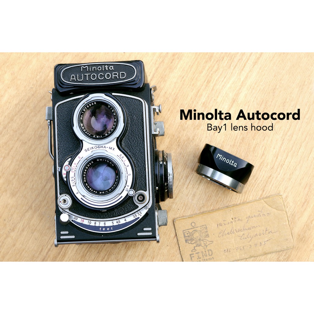 minolta-autocord-hood-ของแท้-ฮู้ดแท้-มินอลต้า-bay1-lens-hood-tlr-มินอลต้า-ออโต้คอร์ด