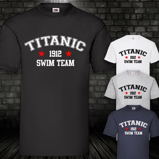 [100% Cotton] Titanic Swim Team 1912 เสื้อชูชีพสโลแกน สําหรับผู้ชาย Xs-3Xl