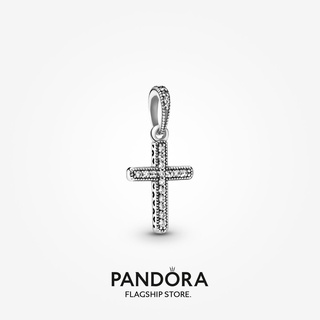 Pandora จี้ไม้กางเขน ของขวัญวันเกิด สําหรับสุภาพสตรี p825