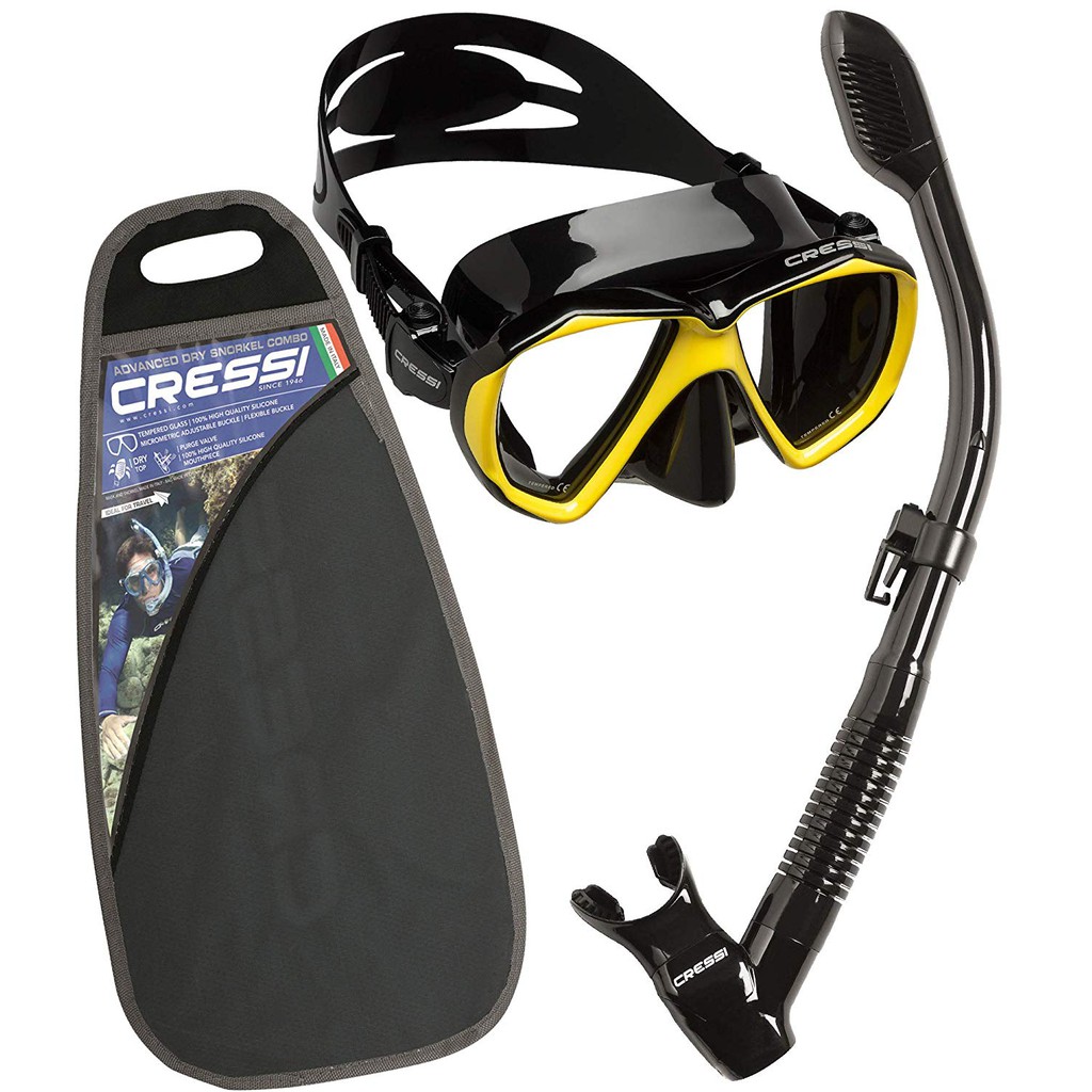 cressi-ranger-snorkeling-combo-set-ชุดหน้ากากพร้อมท่อ-อุปกรณ์ดำน้ำ