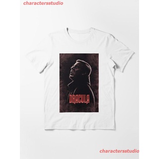 New Dracula Essential T-Shirt เสื้อยืด ดพิมพ์ลาย ดผ้าเด้ง คอกลม cotton ความนิยม discount Unisex