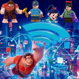 บล็อกตัวต่อฟิกเกอร์ Ralph Breaks the Internet Wreck it Ralph Fix-it Felix ขนาดเล็ก ของเล่นสําหรับเด็ก