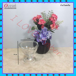 ชื่อ  : Ice Cream Delight Cup Ocean Glass Delight CUP 1P02618แก้วไอศกรีมซันเดย์ 2 ก้อน  6 3/4 ออนซ์ SET 2 Pcs.แพ็ค2 ชิ้น