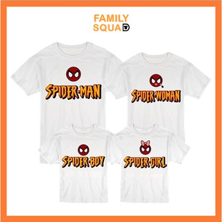 TEE.DD.TSHIRT เสื้อครอบครัว Spider Family เสื้อยืด มีให้เลือกทั้งเด็ก และผู้ใหญ่ ผ้านุ่ม ลายสวย ไม่ย้วย ไม่ต้องรีด