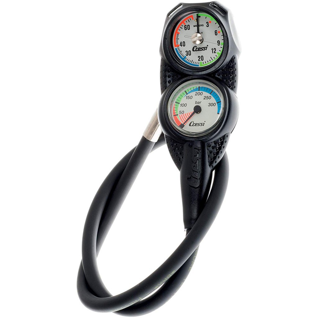 cressi-pressure-gauge-bar-black-เกจ์บอกระดับแรงดัน-เกจ์บอกระดับความดัน-อุปกรณ์ดำน้ำ