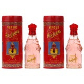 Versace Red Jeans For Women EDT 75ml.  (2 ขวด)