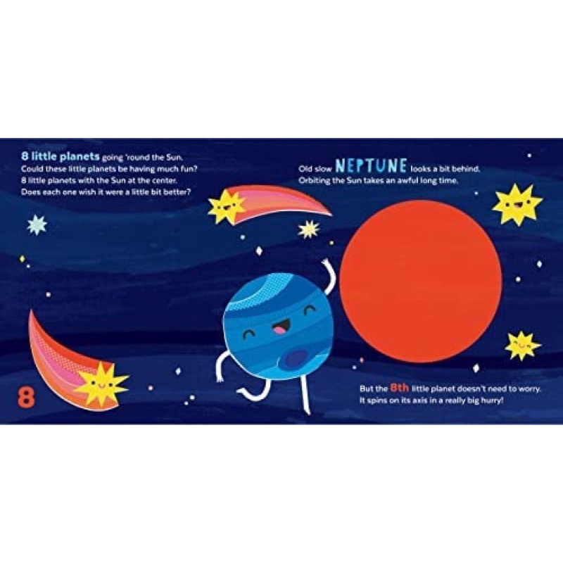 หนังสือเด็ก-8-little-planets-i-love-pluto-baby-university-stem-science-board-book-loves-solar-system-space-astronomy