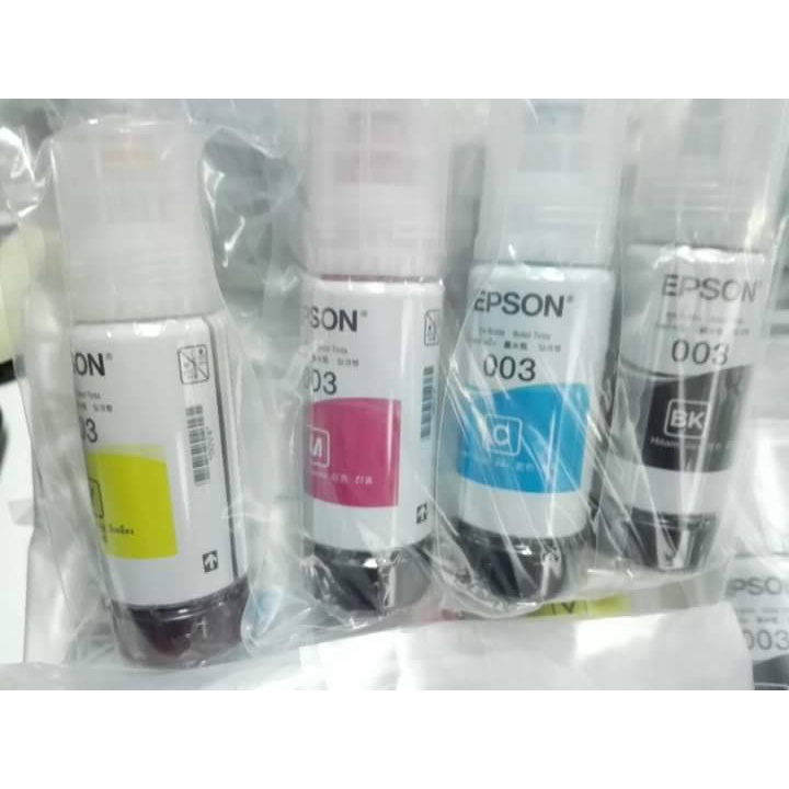 หมึกแท้-epson-003-ขวดใหม่-น้ำหมึกแท้-สำหรับรุ่น-epson-l3110-l3150-ของแท้ไม่มีกล่อง-สินค้าใหม่-มีพร้อมส่ง-ราคาถูก