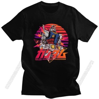 ขายดี เสื้อยืดแขนสั้น ผ้าฝ้าย พิมพ์ลายหุ่นยนต์กันดั้ม Rx-78 Mech Robot Manga Mecha Japan Harajuku Gunpla POhdfd50NMcnfn1