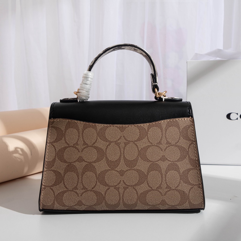 coach-กระเป๋าถือผู้หญิง-c1325-c4092-c1323-pepper-กระเป๋าสะพายข้างหนังงูยอดนิยม