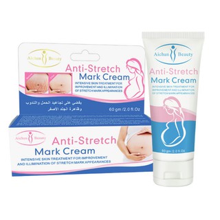 สินค้า *ส่งจากไทย*Aichun Stretch Mark Cream 60g. ครีมทาท้องลาย ท้องลาย ท้องแตกลาย คุณแม่เริ่มตั่งครรภ์ และหลังคลอด  รหัส 48032