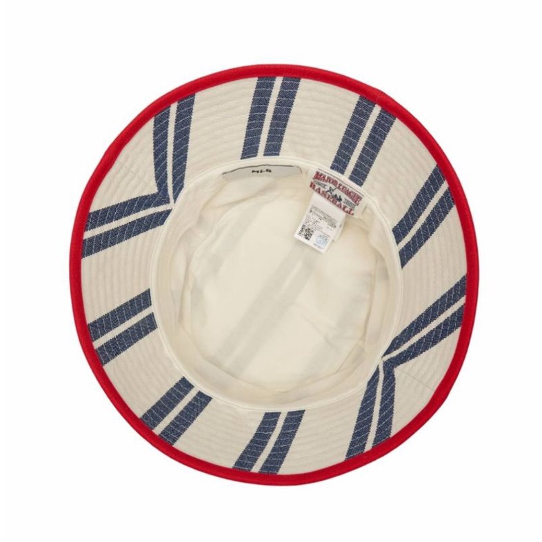 หมวก-mlb-ethnic-stripe-bucket-hat-boston-redsox-ขนาด-57-cm
