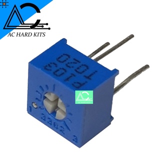 ตัวต้านทานปรับค่าได้ 3362P 10K 103 Trimpot Potentiometer