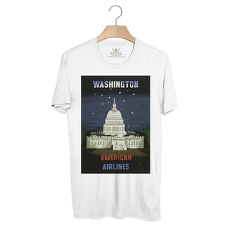 BP131 เสื้อยืด Retro City : Washington