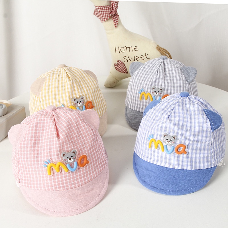 ภาพสินค้าพร้อมส่ง   หมวกเด็กอ่อน หมวกเด็กเล็กน่ารักๆ สำหรับเด็ก 0-6 เดือน M1 จากร้าน luckybaby_hua บน Shopee ภาพที่ 6