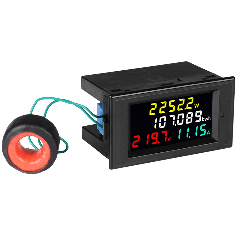 AC Power Meter AC 200-450V 100A Multilmeter D69-2049 Voltmeter | Shopee ...