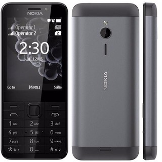 โทรศัพท์มือถือ โนเกียปุ่มกด  NOKIA 230 (สีดำ) 2 ซิม จอ 2.8นิ้ว รุ่นใหม่ 2020