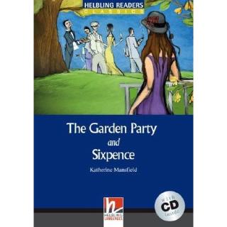 DKTODAY หนังสือ HELBLING READER BLUE 4:GARDEN PARTY &amp;SIXPENCE,THE + CD