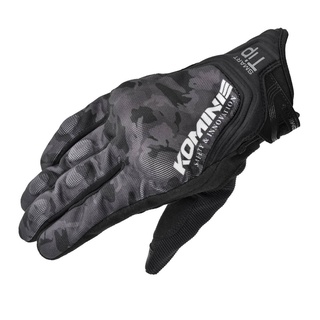 ถุงมือ Komine GK 237 protect mesh gloves สี Neo Black Camo
