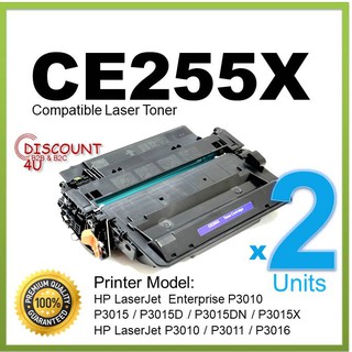 Discount4U ตลับหมึกเลเซอร์ Toner HP CE255X / CE255 / 255X / CE255 / 255 / 55X/55 For HP P3010/P3015/P3015d/P3015dn/P3015