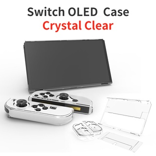 Oled เคสป้องกันรอยขีดข่วนพร้อมเคสป้องกันรอยขีดข่วนสําหรับ Nintendo Switch (Oled Model 2021) และ Joy-Con Controller