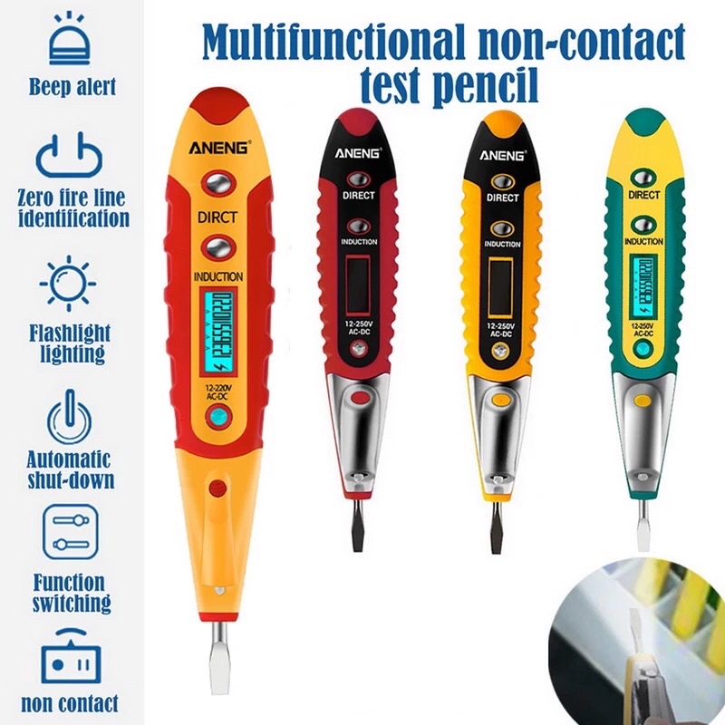 ไขควงเช็คไฟ-digital-test-pencil-ac-dc-12-250v-tester-electrical-lcd-display