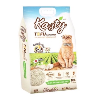 ภาพขนาดย่อของภาพหน้าปกสินค้าKasty-แคสตี้ Tofu​ cat​ Litter​10ลิตร​ ทรายแมวเต้าหู้ธรรมชาติ 100% นำเข้าจากประเทศญี่ปุ่น​ จับตัวเป็นก้อนภายใน 30 วินาที จากร้าน mondayshop.official บน Shopee