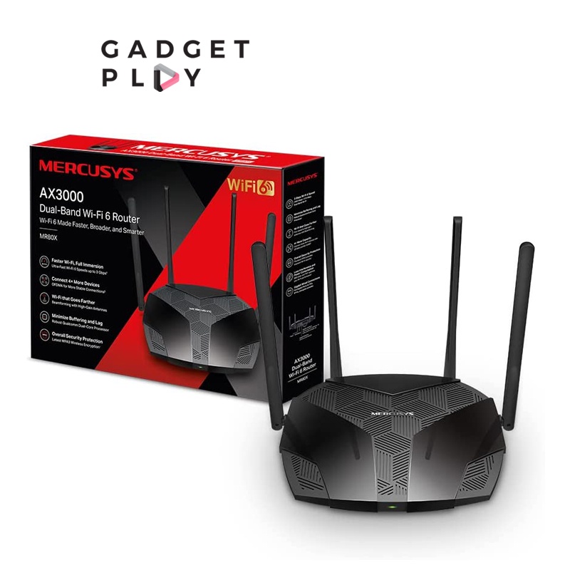 [กรุงเทพฯ ด่วน 1 ชั่วโมง] Mercusys MR80X เราเตอร์ WiFi 6 ไม่รองรับการ ...