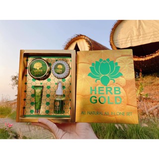 เฮิร์บโกลด์ เซตอภิมหาโชค HERB GOLD ( 1กล่อง มี4ชิ้น )