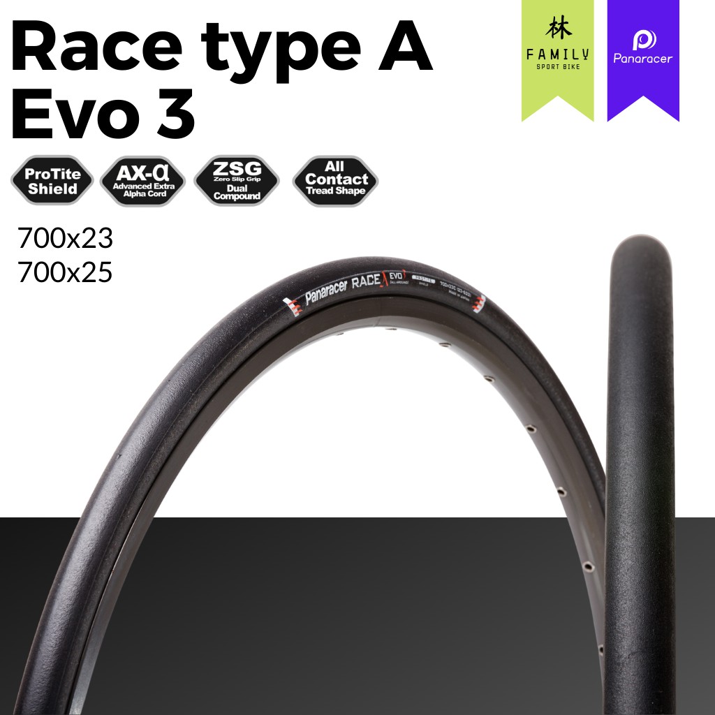 ยางเสือหมอบขอบพับ-panaracer-race-a-evo3-ขนาด-700c-made-in-japan