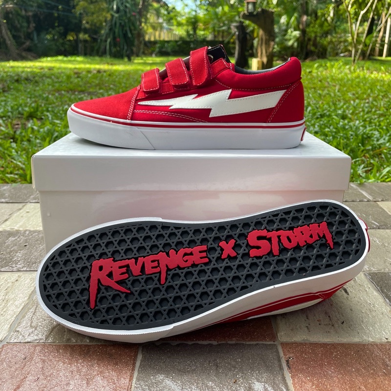 สินค้าพร้อมจัดส่ง) Revenge x Storm Velcro black Shopee Thailand