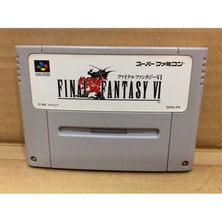 สินค้า ตลับแท้ [SFC] [0013] Final Fantasy VI (Japan) (SHVC-F6) FF 6 Super Famicom