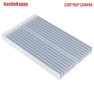 สินค้า Gentlehappy ชิปฮีทซิงค์ระบายความร้อน อะลูมิเนียม ขนาด 100*60*10 มม. สําหรับไฟ LED IC