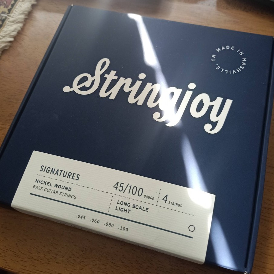 stringjoy-signatures-สายกีตาร์เบส-4-สาย-แบบนิกเกิล-long-scale-45-100-4-strings-made-in-usa