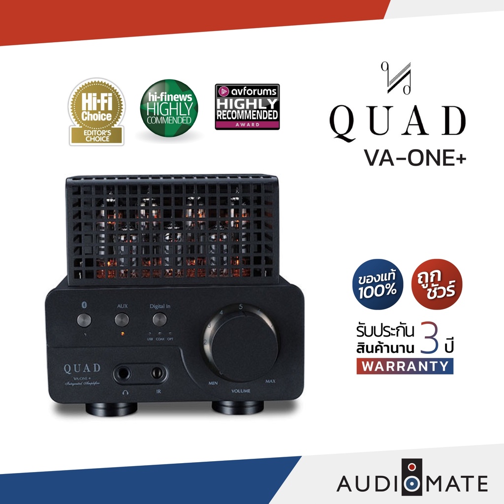 quad-va-one-integrated-tube-amplifier-รับประกัน-3-ปี-โดย-บริษัท-hifi-tower-audiomate