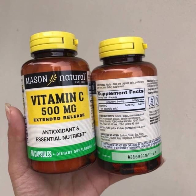 mason-natural-vitamin-c-500-mg-90-เม็ด