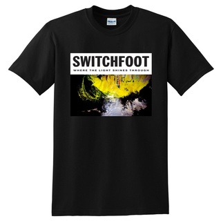 เสื้อยืดโอเวอร์ไซส์เสื้อยืด พิมพ์ลาย Switchfoot Where The Light Shines แฟชั่นฤดูร้อน สําหรับผู้ชายS-3XL