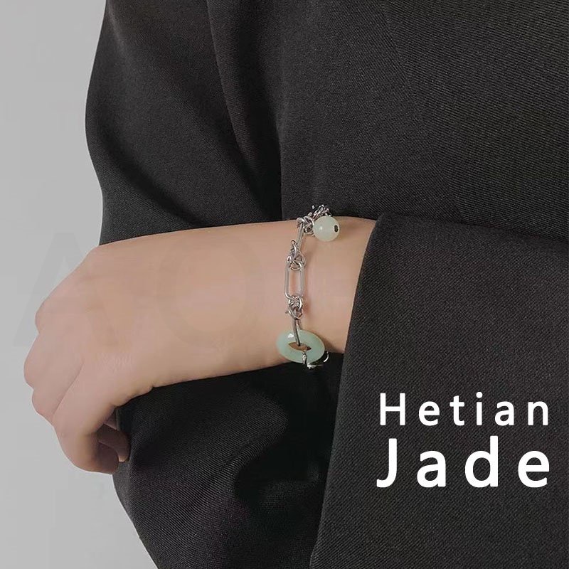 ins-สร้อยข้อมือโซ่-หัวเข็มขัดหยกธรรมชาติ-เพื่อความปลอดภัย-สําหรับผู้หญิง-ผู้ชาย-aoer