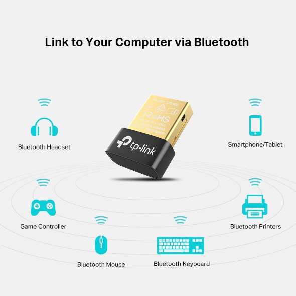 ภาพหน้าปกสินค้าตัวรับสัญญาณบลูทูธ ราคาถูกๆ ️ TP-LINK (UB400 , UB500) BLUETOOTH 4.0 NANO USB ADAPTER Warranty 1 - Y จากร้าน gadgetplay บน Shopee