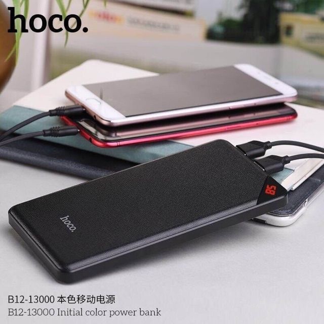 hoco-แบตสำรอง-13000mah-powerbank-hoco-b12-initial-color-ของแท้100