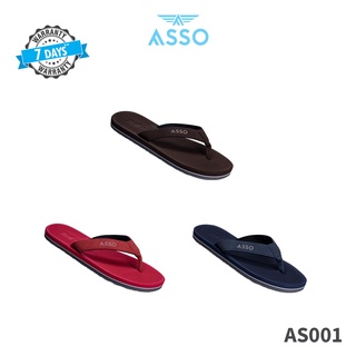 สินค้า ASSO รุ่น AS001 รองเท้าแตะอะโซ่ รองเท้าแตะ รองเท้าแตะหูหนีบ รองเท้าแตะลำลอง รองเท้าแฟชั่น รองเท้าแตะแบบสวมชายหญิง (490)