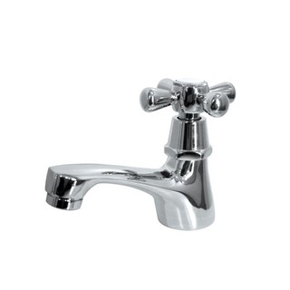 ก๊อกอ่างล้างหน้าเดี่ยว TERRA T13101 สีโครม ก๊อกอ่างล้างหน้า ก๊อกน้ำ ห้องน้ำ BASIN FAUCET TERRA T13101 CHROME