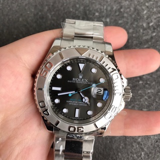 พรี ราคา16400 Rolex yacht-master 116622 40mmนาฬิกาผู้ชาย นาฬิกาแบรนด์เนม ผู้ชาย เงิน นาฬิกาข้อมือ